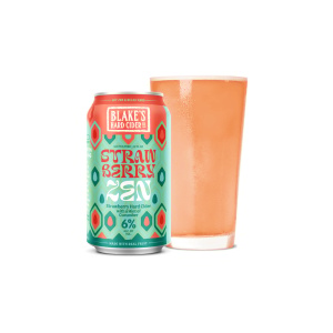 Blake's Strawberry Cucumber Hard Cider Cans (12 oz x 6 ct)
