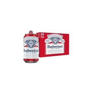 Budweiser Lager Cans (12 oz x 24 ct)