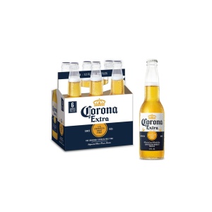 Corona Extra Beer Bottles (12 oz x 6 ct)