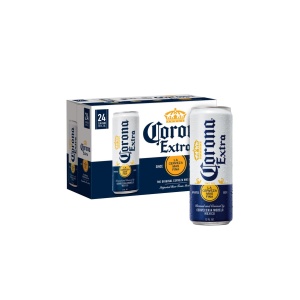 Corona Extra Mexican Lager Cans (12 oz x 24 ct)