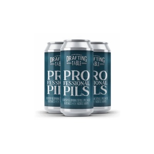 Drafting Table Brewing Co. Professional Pilsner Cans (16 oz x 4 ct)