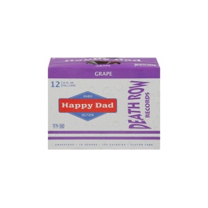 Happy Dad Grape Hard Seltzer Cans (12 oz x 12 ct)