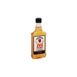 Jim Beam Bourbon Whiskey Red Stag Kentucky Straight Black Cherry (375 ml)