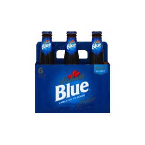 Labatt Blue Canadian Pilsner Bottles (11.5 oz x 6 ct)