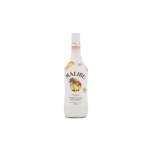 Malibu Peach Caribbean Rum Bottle (750 ml)