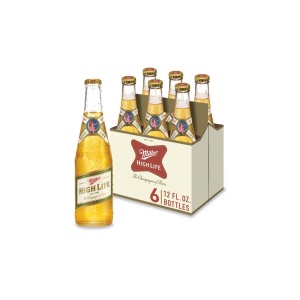 Miller High Life Lager American Bottles (12 oz x 6 ct)