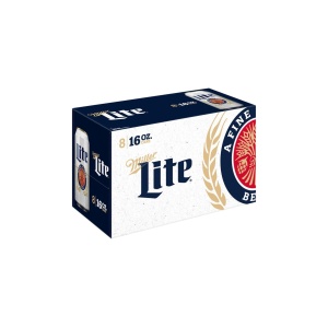 Miller Lite Beer Cans (16 oz x 8 ct)