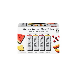 Nutrl Vodka Seltzer Variety Pack Cans (12 oz x 8 ct)