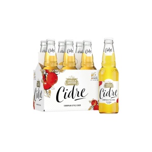 Stella Artois Cidre European Style Hard Cider Bottles (12 oz x 6 ct)