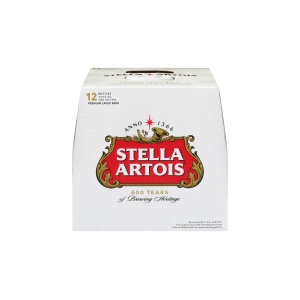 Stella Artois Premium Lager Beer Bottles (11.2 oz x 12 ct)