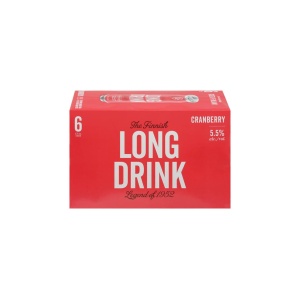 The Finnish Long Drink Cranberry Gin Cocktail Can (12 oz x 6 ct)