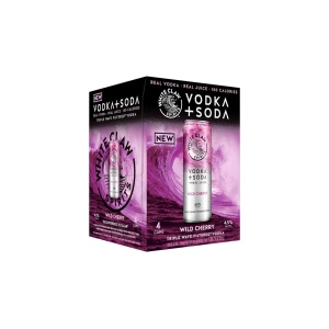 White Claw Cherry Vodka Soda Cans (12 oz x 4 ct)