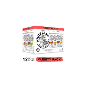 White Claw Flavor Collection No. 3 Hard Seltzer Cans Variety Pack (12 oz x 12 ct)
